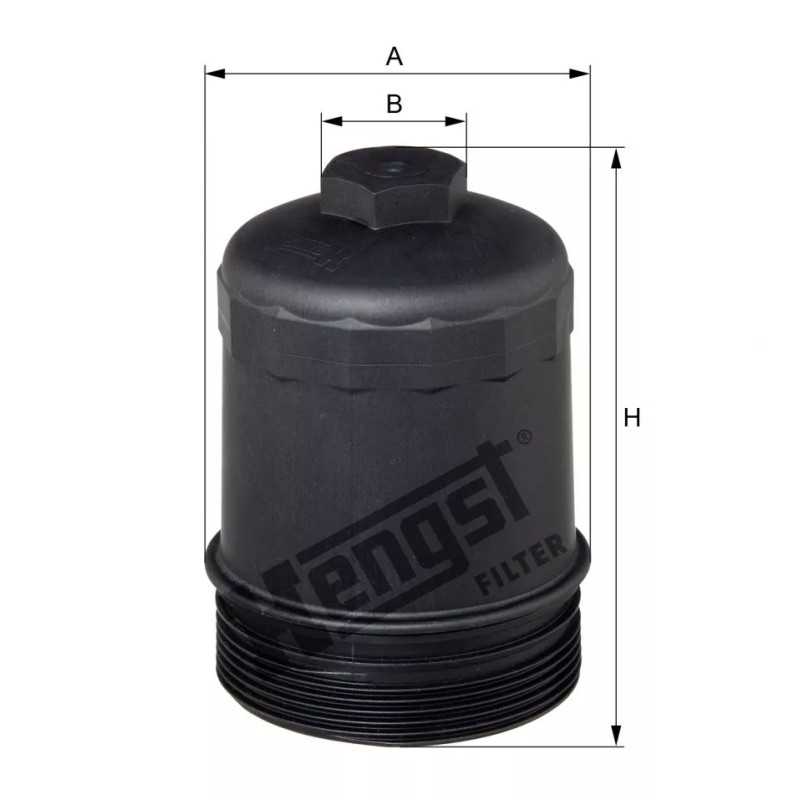 H161H Hengst kuro filtro dangtelis