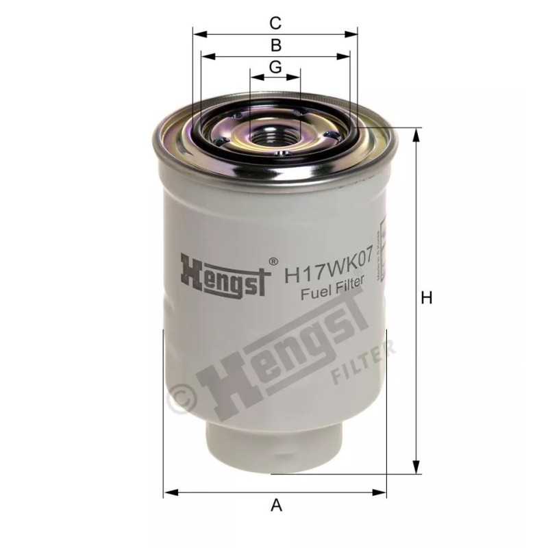 H17WK07 Hengst kuro filtras