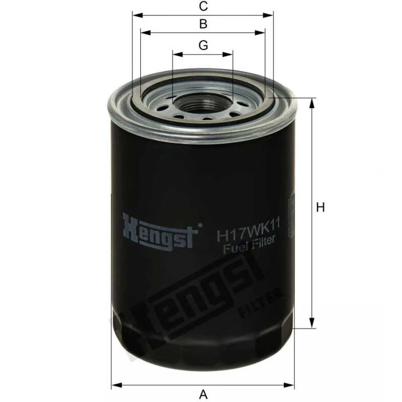 H17WK11 Hengst kuro filtras