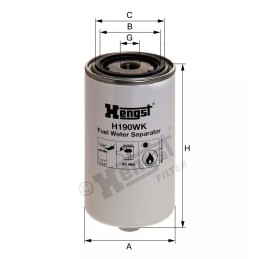 H190WK Hengst kuro filtras