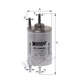 H199WK Hengst kuro filtras