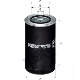 H19WK02 Hengst kuro filtras