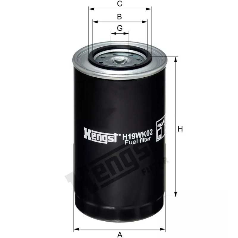 H19WK02 Hengst kuro filtras