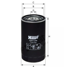 H201WK Hengst kuro filtras