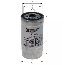 H212WK Hengst kuro filtras