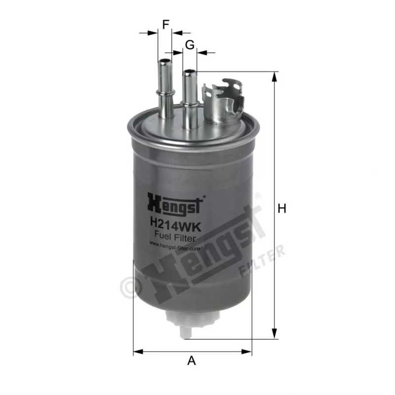 H214WK Hengst kuro filtras