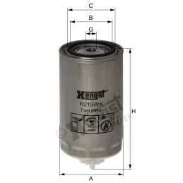 H215WK Hengst kuro filtras