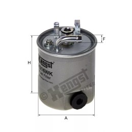 H216WK Hengst kuro filtras