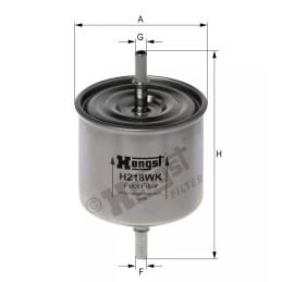 H218WK Hengst kuro filtras