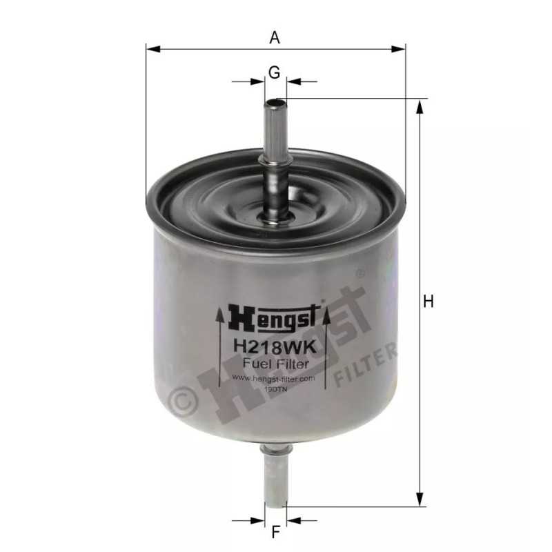 H218WK Hengst kuro filtras