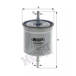 H220WK Hengst kuro filtras