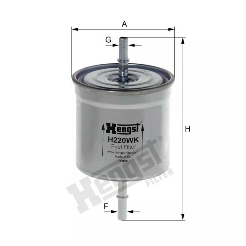 H220WK Hengst kuro filtras