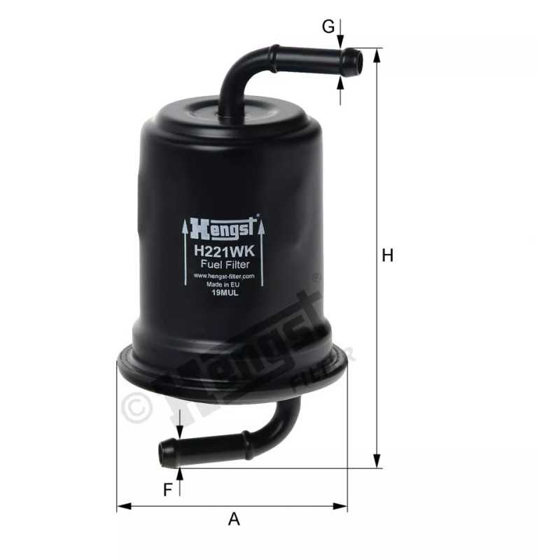 H221WK Hengst kuro filtras