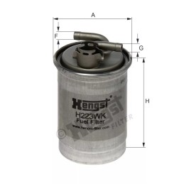 H223WK Hengst kuro filtras