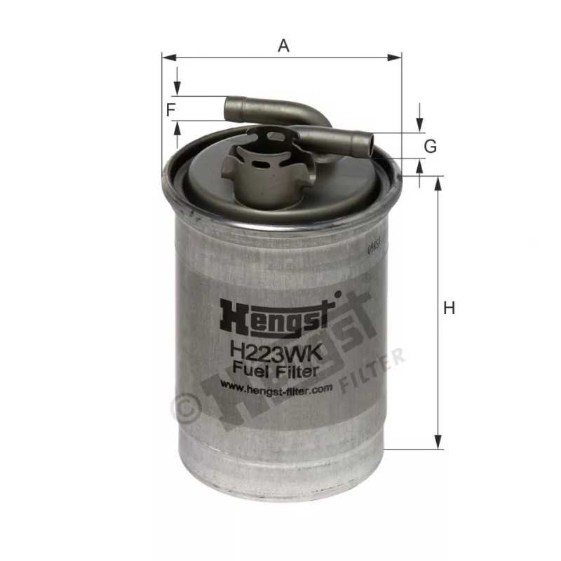 H223WK Hengst kuro filtras