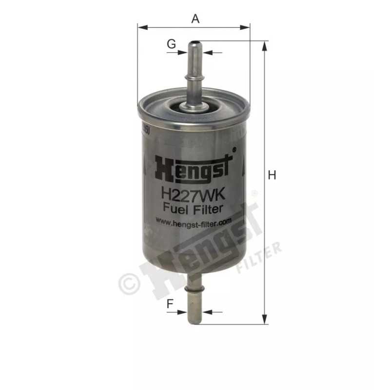 H227WK Hengst kuro filtras