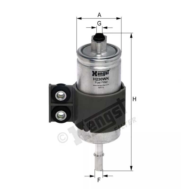 H230WK Hengst kuro filtras