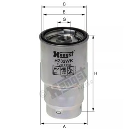 H232WK Hengst kuro filtras