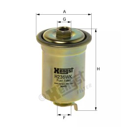 H236WK Hengst kuro filtras