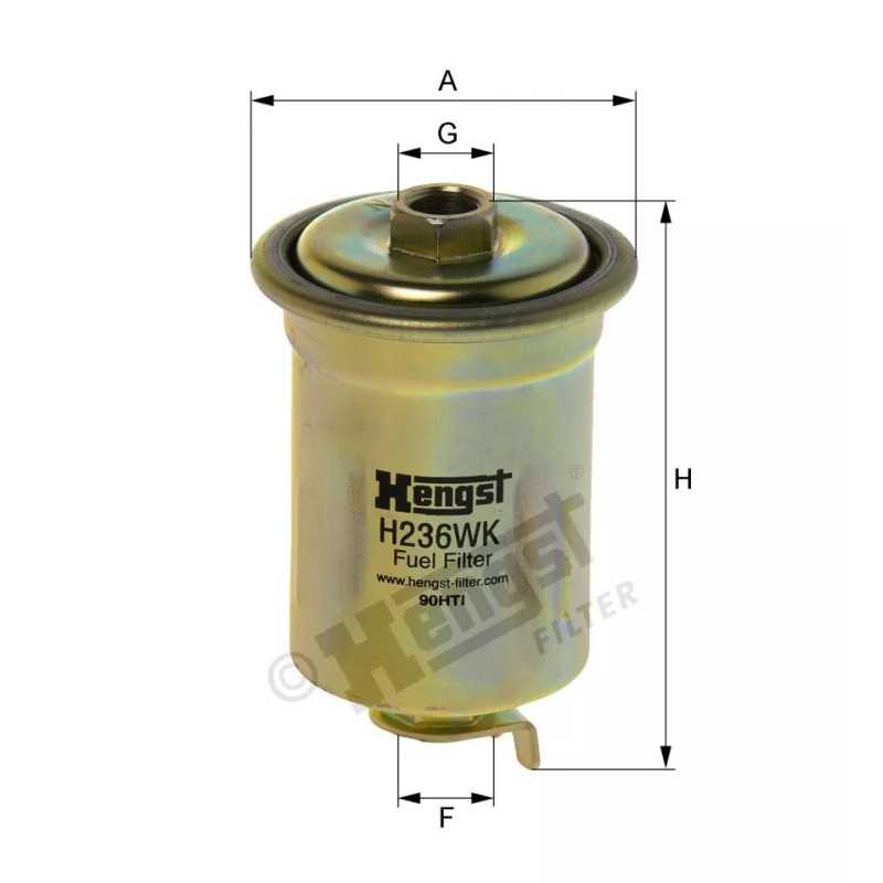 H236WK Hengst kuro filtras