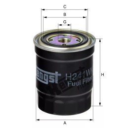 H241WK Hengst kuro filtras