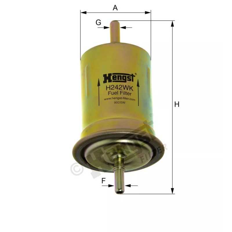 H242WK Hengst kuro filtras