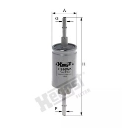 H246WK Hengst kuro filtras