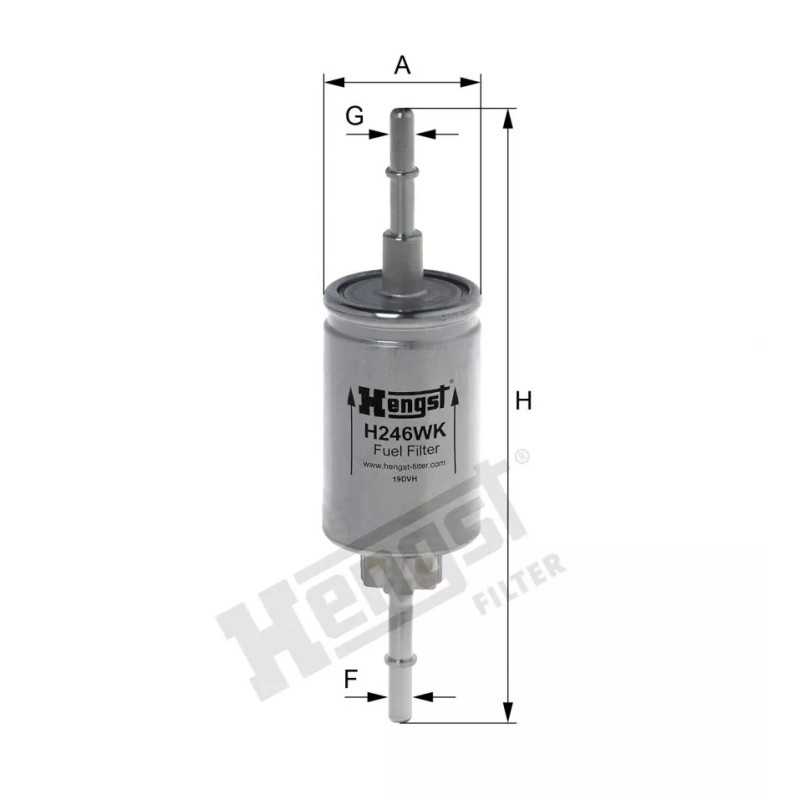 H246WK Hengst kuro filtras