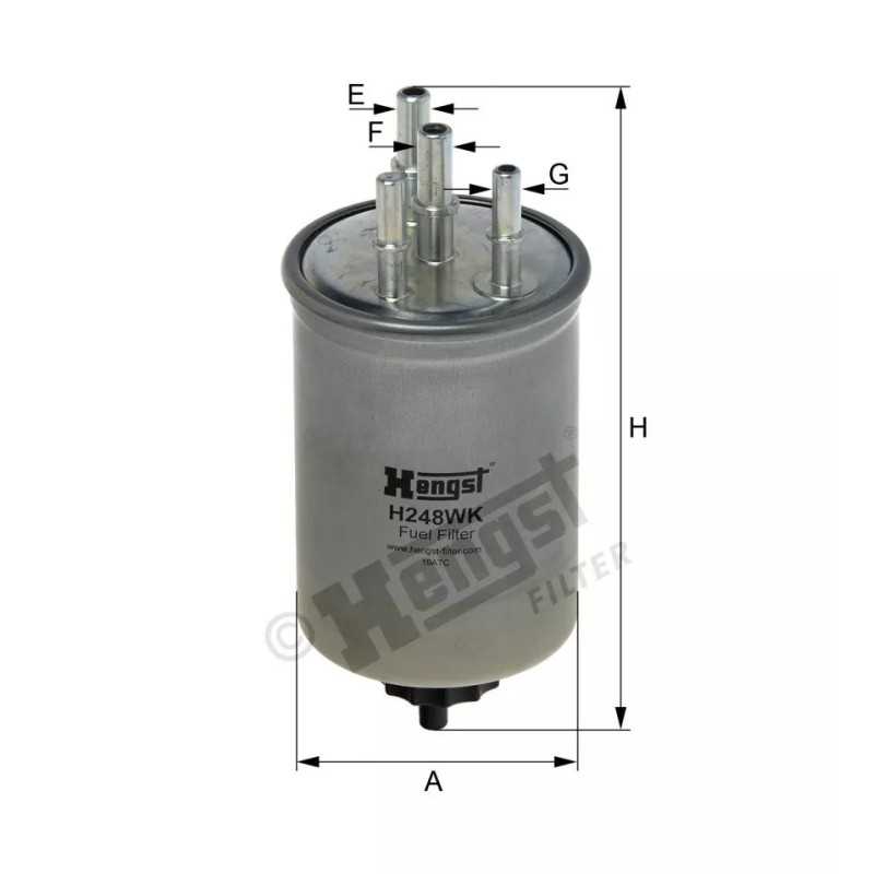 H248WK Hengst kuro filtras