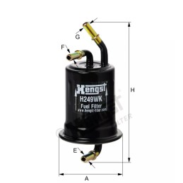 H249WK Hengst kuro filtras