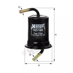H251WK Hengst kuro filtras