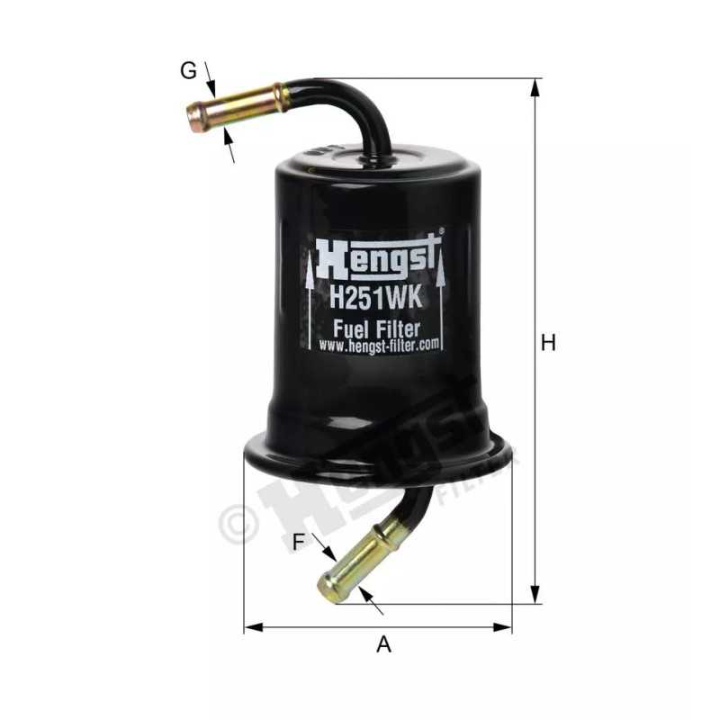 H251WK Hengst kuro filtras