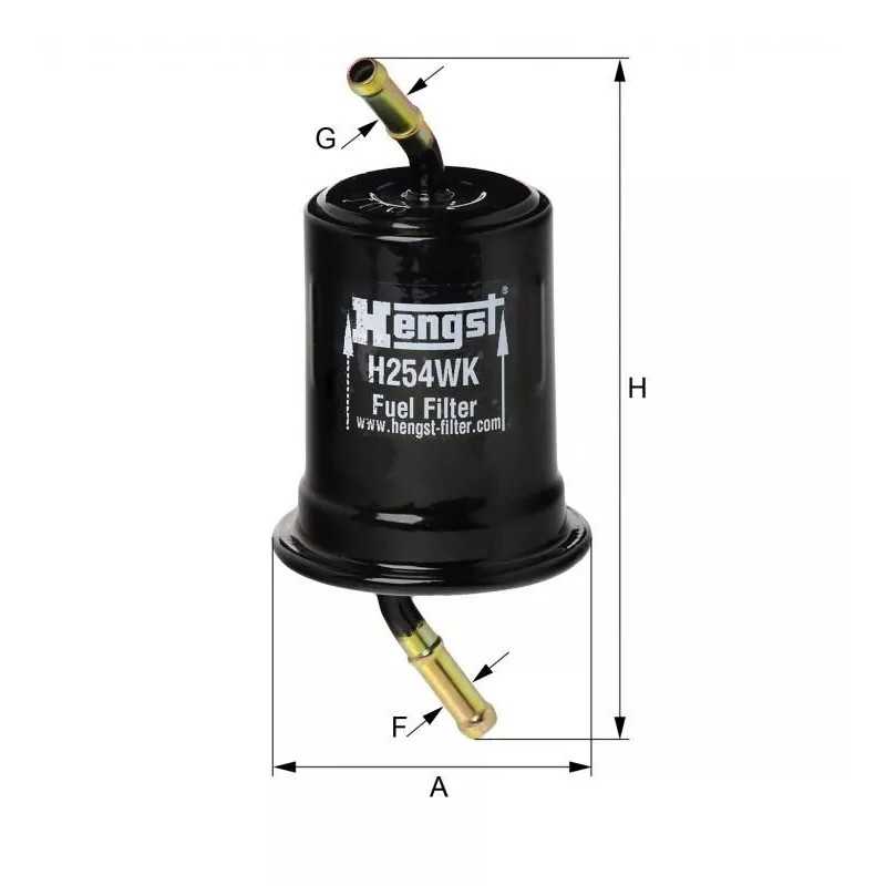 H254WK Hengst kuro filtras