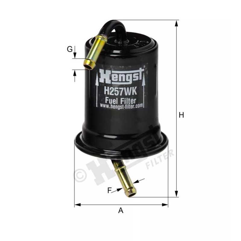 H257WK Hengst kuro filtras