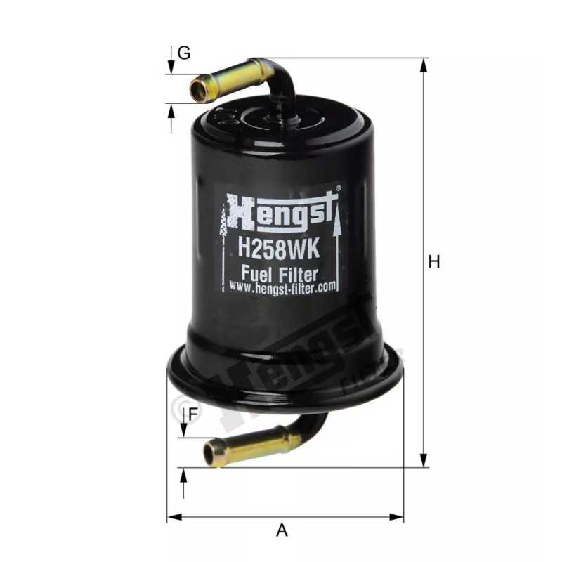 H258WK Hengst kuro filtras