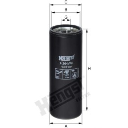 H264WK Hengst kuro filtras