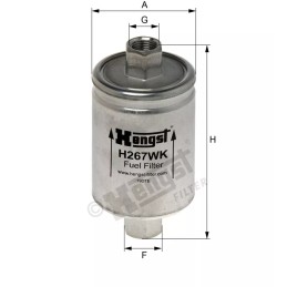 H267WK Hengst kuro filtras