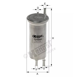 H268WK Hengst kuro filtras