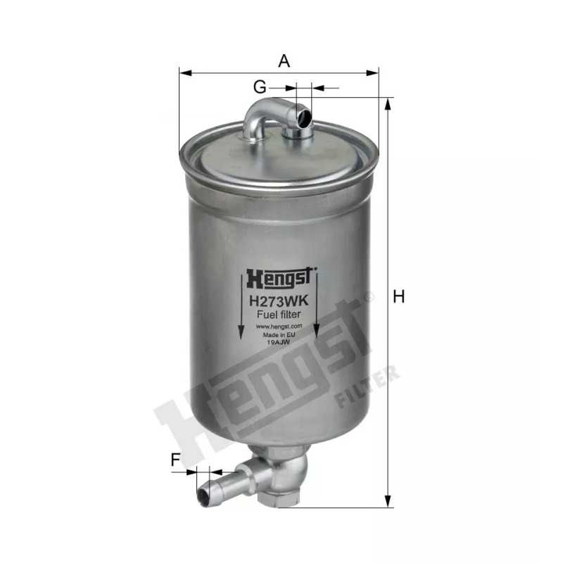 H273WK Hengst kuro filtras