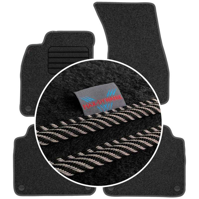 Audi A8 D5 2018- MAX-DYWANIK veliūriniai kilimėliai