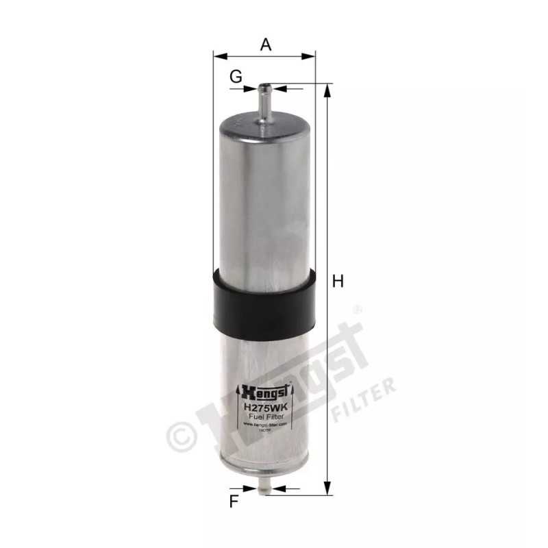 H275WK Hengst kuro filtras