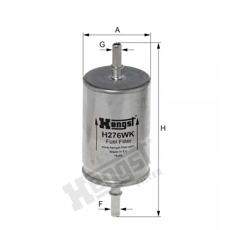 H276WK Hengst kuro filtras