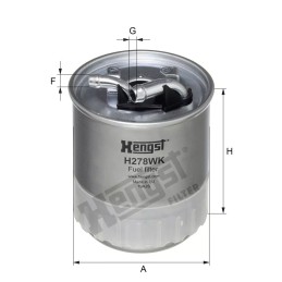 H278WK Hengst kuro filtras