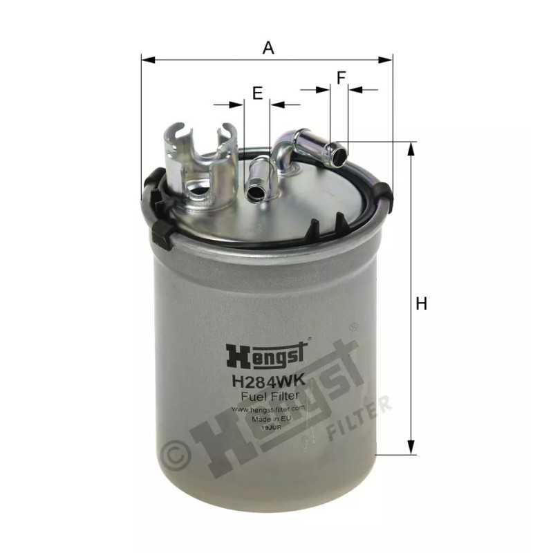 H284WK Hengst kuro filtras