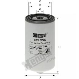 H296WK Hengst kuro filtras