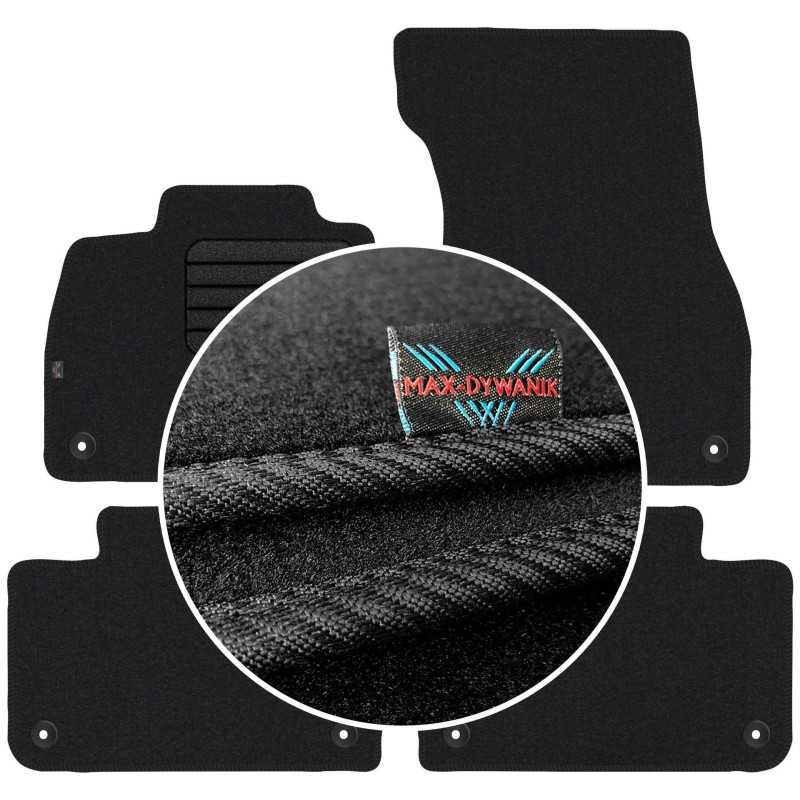 Audi E-Tron 2019- MAX-DYWANIK veliūriniai kilimėliai
