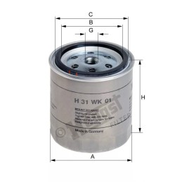 H31WK01 Hengst kuro filtras