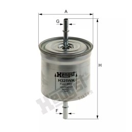 H325WK Hengst kuro filtras