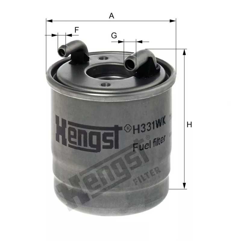 H331WK Hengst kuro filtras