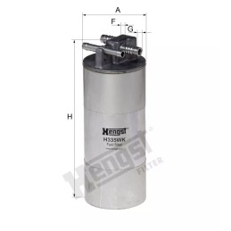 H335WK Hengst kuro filtras